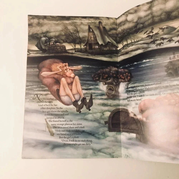 Vtg 1993 Mother Holle  Book Charlotte Dorn illustrated Peter Becker - Picture 11 of 16